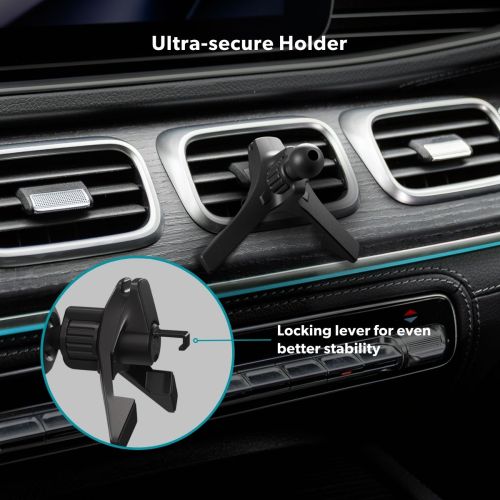 Epico Mag+ Ultrathin Car Charger (Qi2) - Silver/White