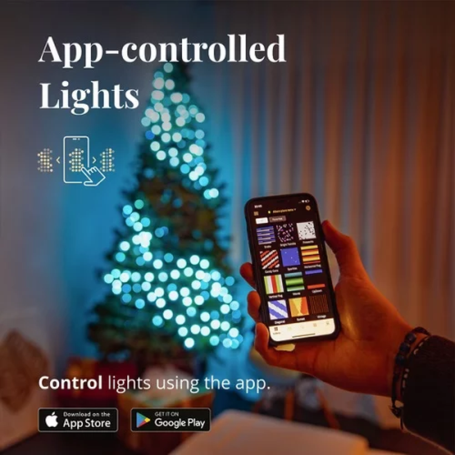 Twinkly Strings - 8m, 100 LED (RGB) 4.3MM, BT+WiFi, Gen II, IP44*