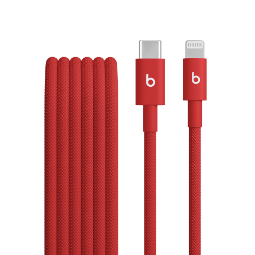 Beats USB-C to Lightning Woven Cable (1.5 m) - Rapid Red