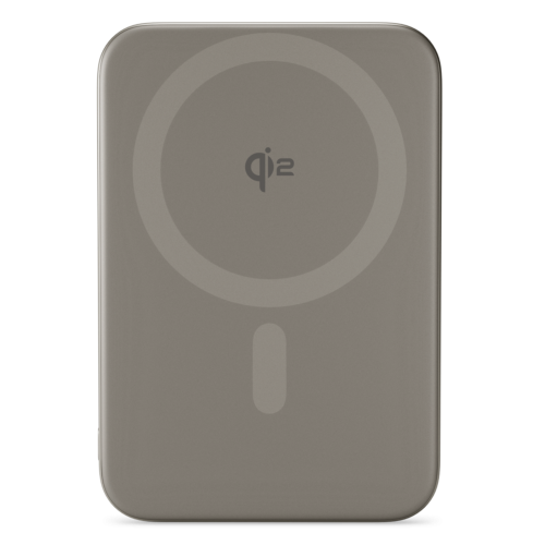 Epico Qi2 Aluminium Mag+ Power Bank 5 000 mAh - Titanium
