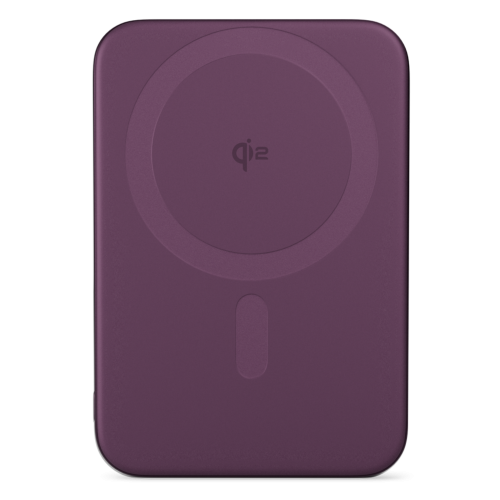 C&C Qi2 Aluminium Mag+ Power Bank 5 000 mAh - Dark Purple