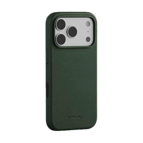 Woolnut Leather Case for iPhone 18 Pro Max/17 Pro Max - Green