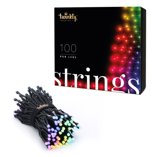 Twinkly Strings - 8m, 100 LED (RGB) 4.3MM, BT+WiFi, Gen II, IP44*