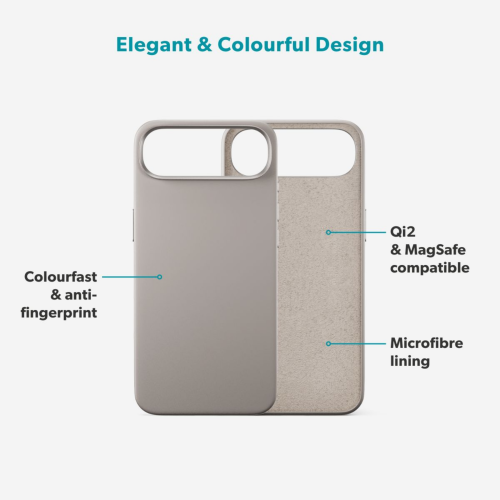 Epico Silicone Mag+ Case for iPhone Air - Titanium