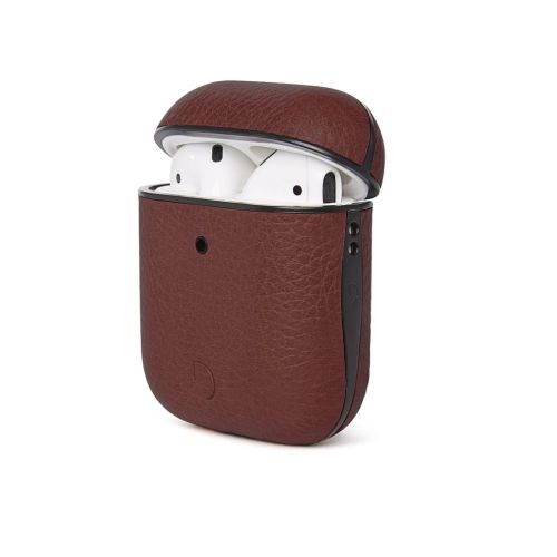 Decoded Leather Cover for Airpods 2nd Gen - Brown