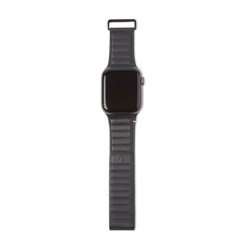 Decoded Leather Band for Apple Watch 44/45/46/49mm - Black