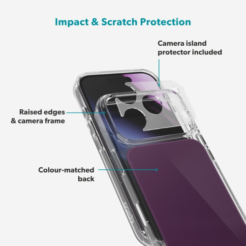 C&C Tile Mag+ Case iPhone 18 Pro Max/17 Pro Max - Dark Purple